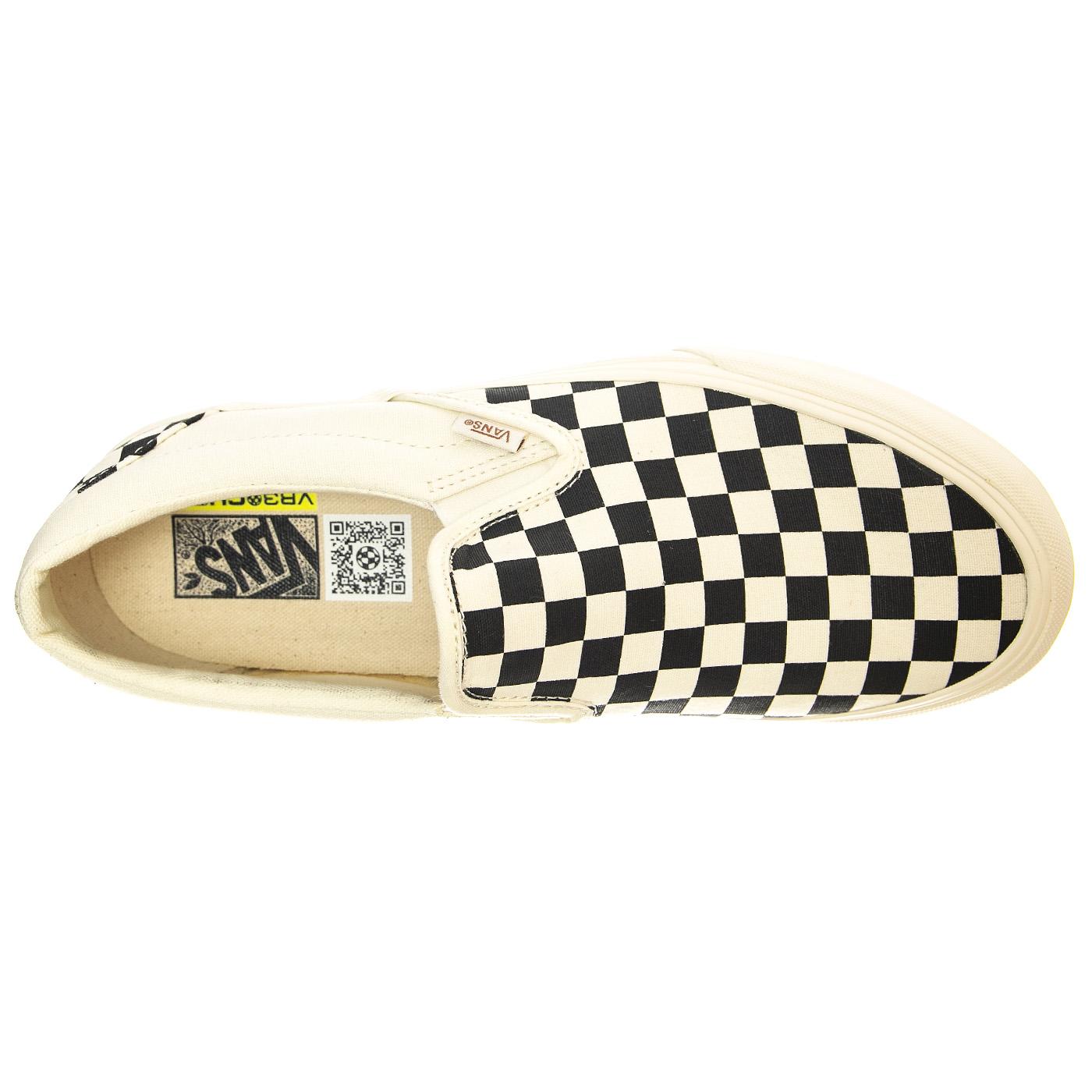 Slip-On VR3 Checkerboard Black / Marshmallow - Scarpe Slip-On Porfilo Basso Uomo Multicolore VN0007NC1KP1  VANS 