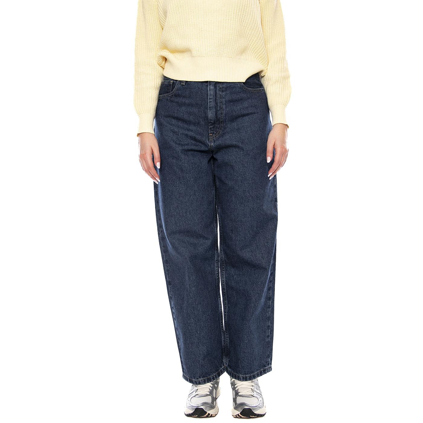 Carhartt WIP W' Brandon Pant -- Pantaloni Donna Blu I035892-01.06 . CARHARTT WIP 