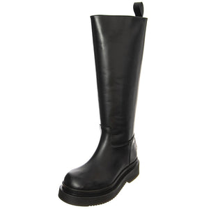 T BOOT 20 SMOOTH BLACK - Stivali Alti Donna Neri BTSTBOOT20-BKS . MR BOOTS 