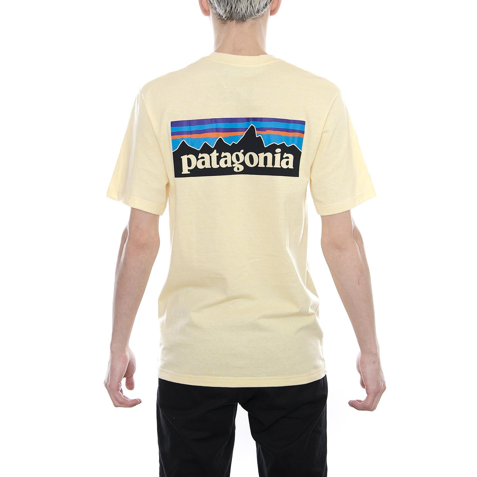 M s P-6 Logo Pocket Responsibili-Tee Crest Yellow 39178-CSTY  PATAGONIA 