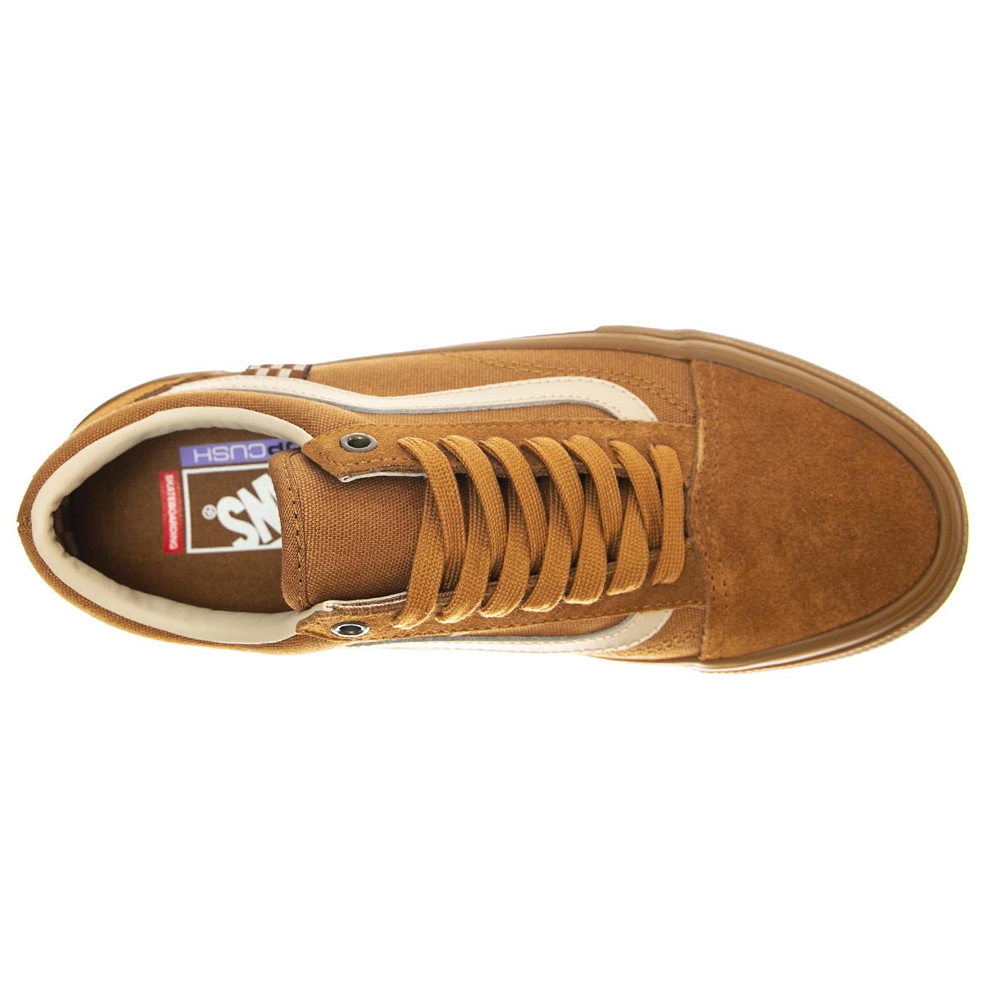 MN Skate Old Skool Light Brown / Gum - Scarpe Stringate Profilo Basso Uomo Marroni VN0A5FCBBGZ1  VANS 