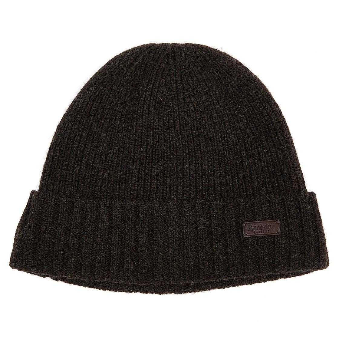 Carlton Beanie Dark Green - Cappellino a Cuffia Verde Scuro FW22-MHA0449-GN91 . BARBOUR 
