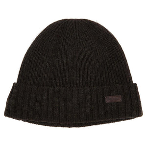 Carlton Beanie Dark Green - Cappellino a Cuffia Verde Scuro FW22-MHA0449-GN91 . BARBOUR 