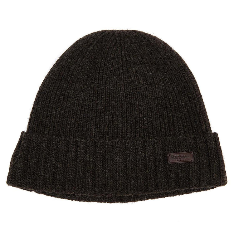 Carlton Beanie Dark Green - Cappellino a Cuffia Verde Scuro FW22-MHA0449-GN91 . BARBOUR 
