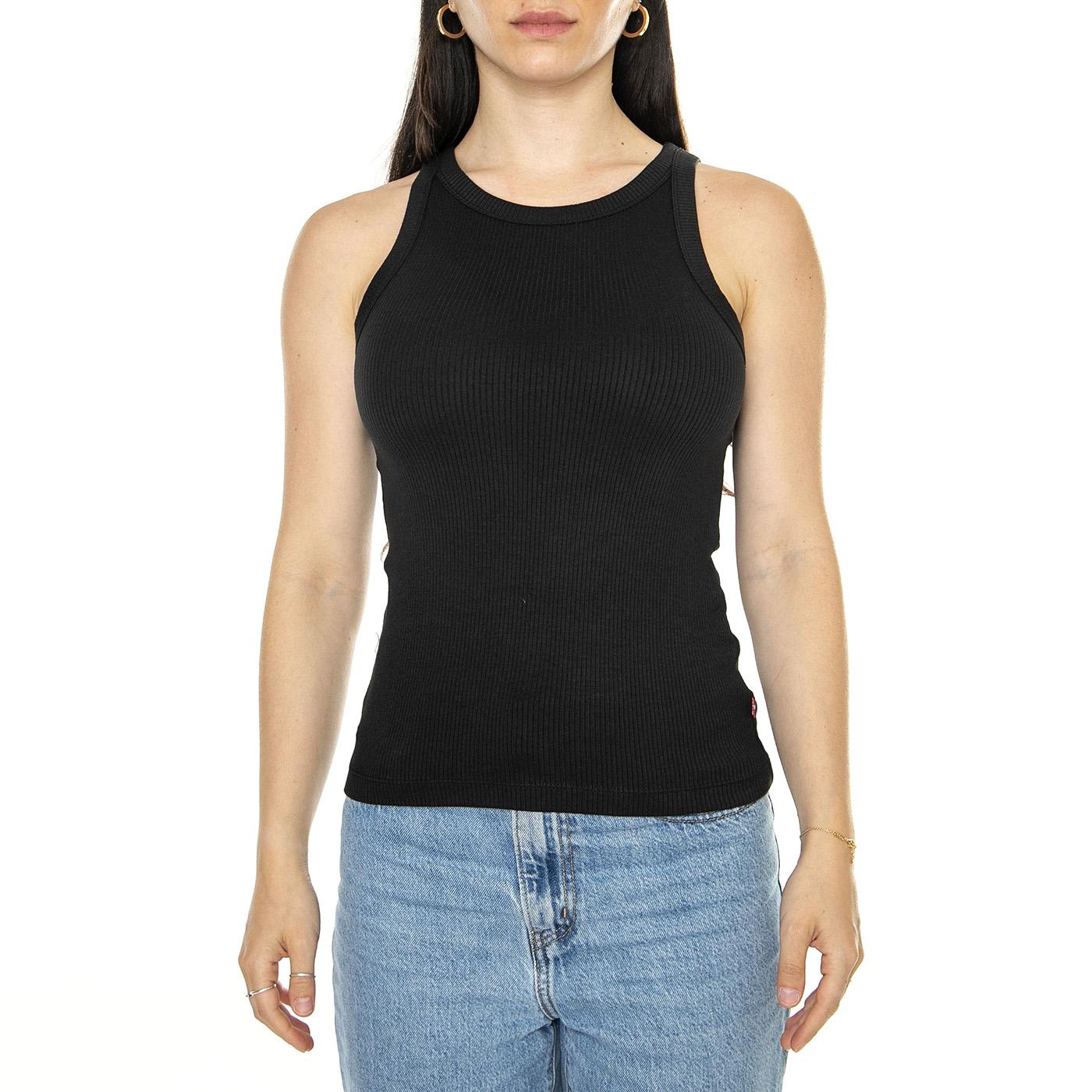 Dreamy Tank Caviar Black - Canottiera Donna Nera A7326-0000  LEVIS 