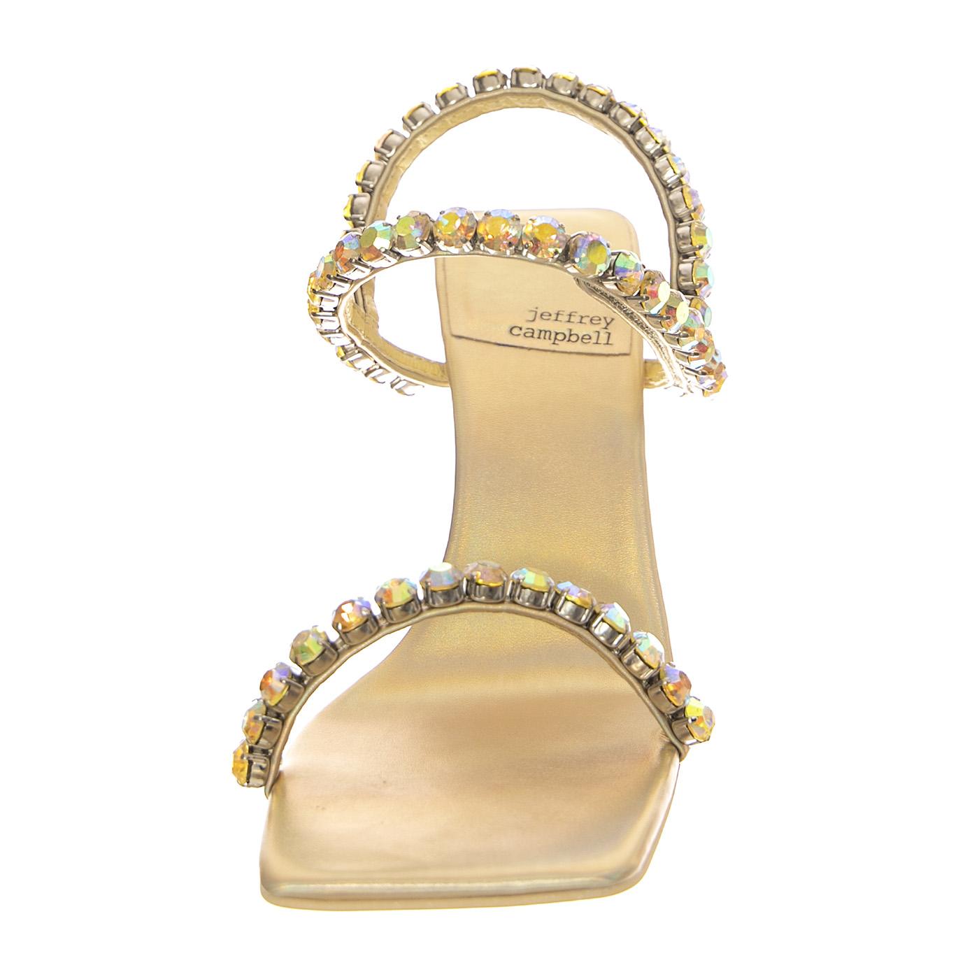 W' Saint Light Gold Metallic - Sandali Donna Oro JC-927-10-13  JEFFREY CAMPBELL 