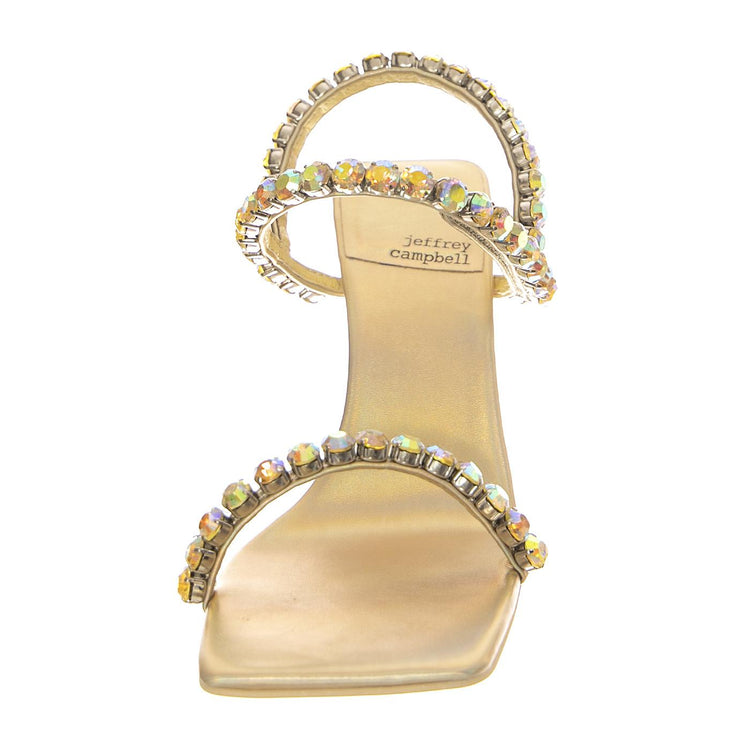 W' Saint Light Gold Metallic - Sandali Donna Oro JC-927-10-13  JEFFREY CAMPBELL 