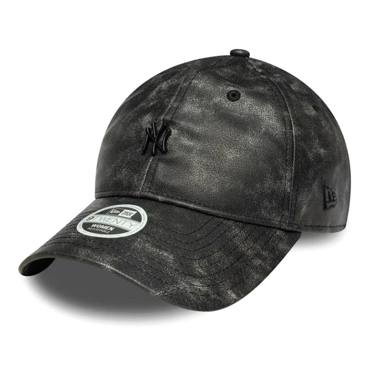 Female Worn PU 9Twenty® New York Yankees Black - Cappellino con Visiera Nero 60758953 BLK NEW ERA 
