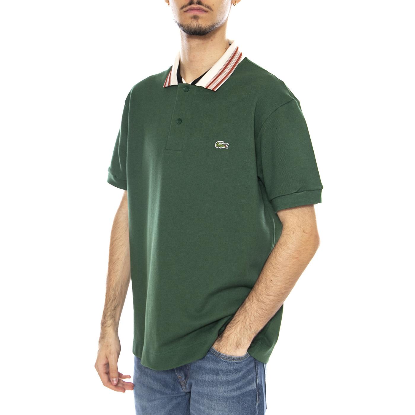 Maglietta M/C 132 Polo Uomo Green -- Polo Uomo Verde PH5421-132 . LACOSTE 