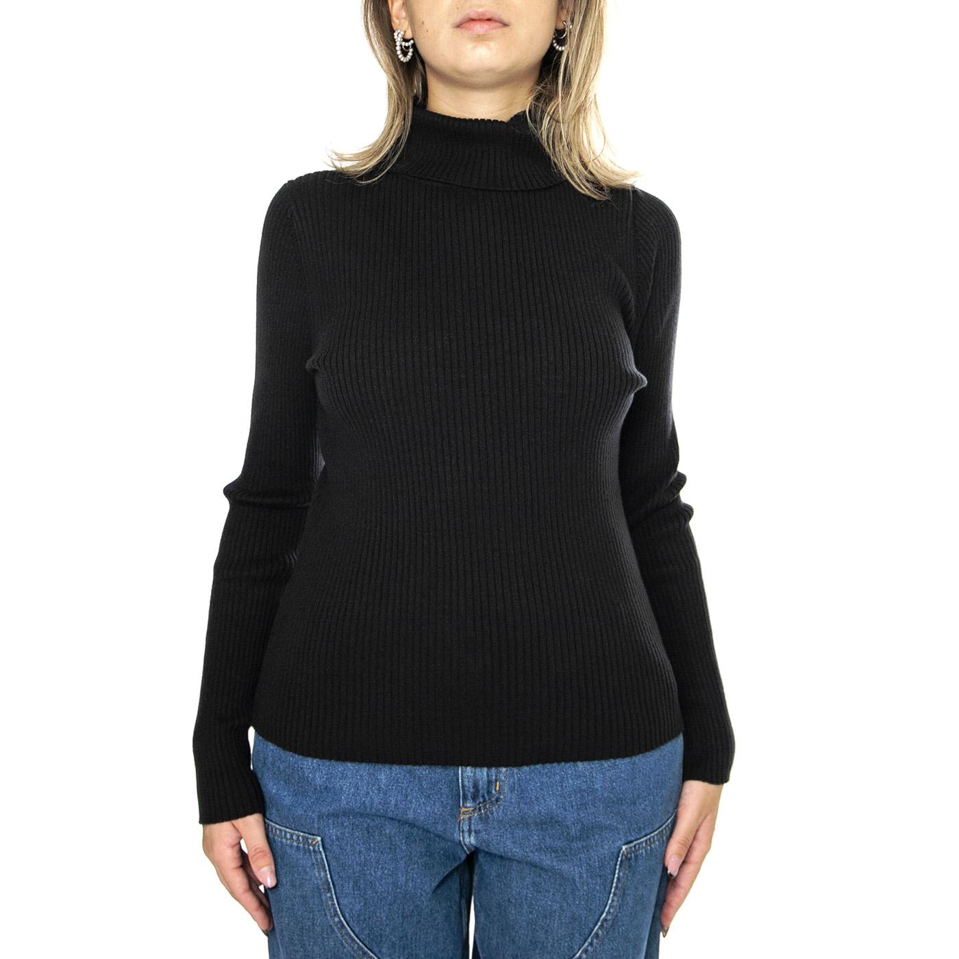 Tulip Turtleneck Caviar Black - Maglione Collo Alto Donna Nero A8500-0001  LEVIS 