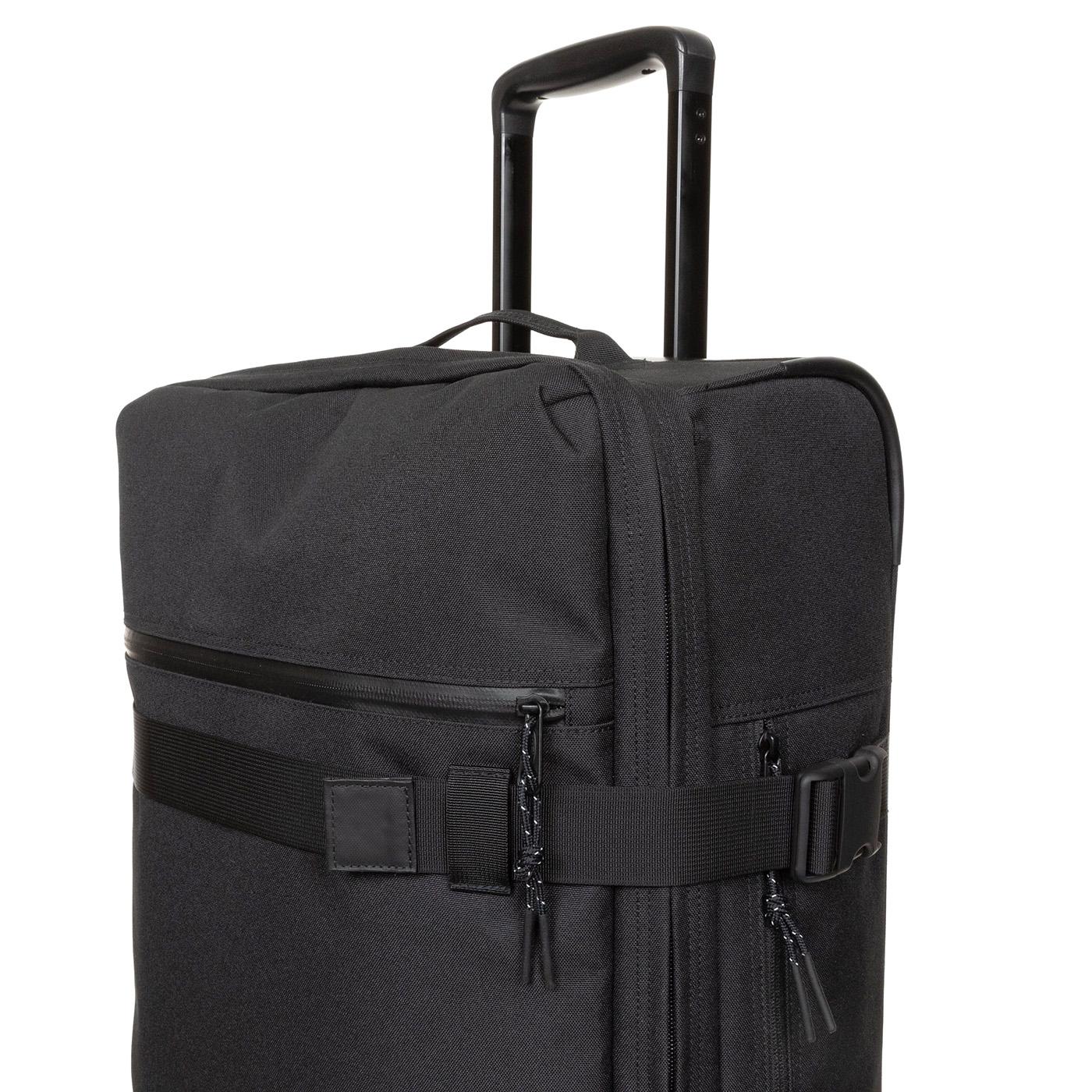 Icon Traveler'R L On Black - Valigia Trolley Nera EK0A5BKN4T61  EASTPAK 
