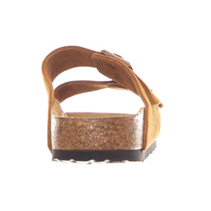 Arizona Big Buckle Nubuck Leather Narrow Fit Sandcastle - Sandali Donna Uomo Beige 1027162 MNK BIRKENSTOCK 