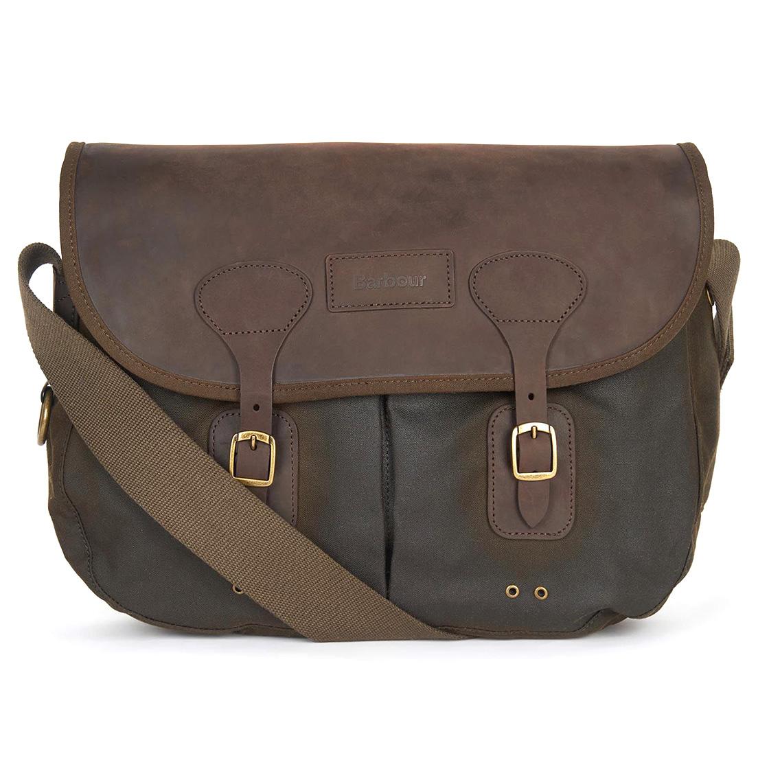 Wax Leather Tarras Olive - Borsa a Tracolla Marrone FW22-UBA0003-OL71  BARBOUR 