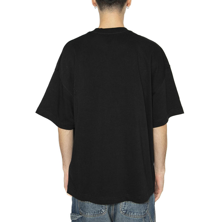 S/S Signature Script T-Shirt Black / White - Maglietta Girocollo Uomo Nera I033828.0D2XX . CARHARTT WIP 