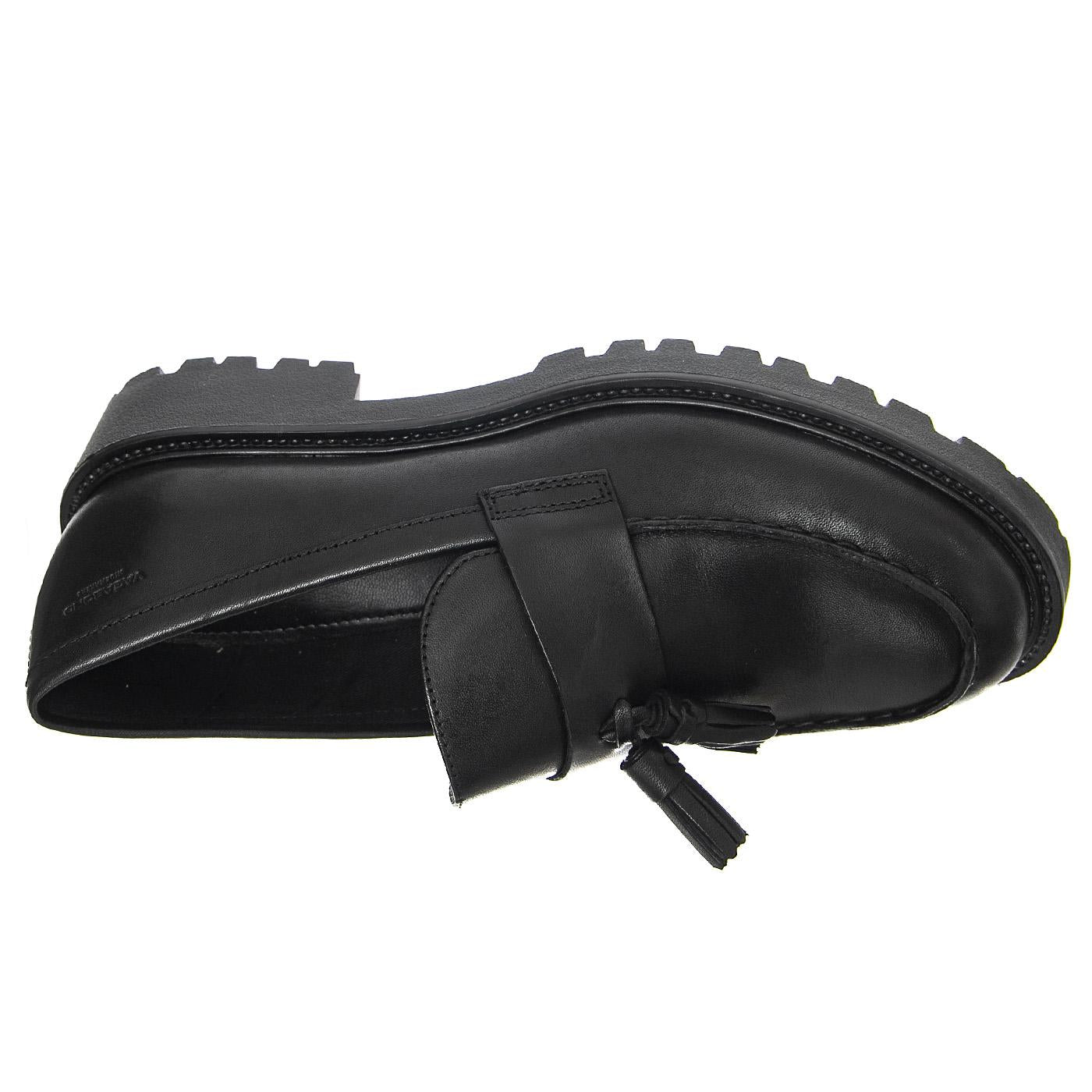 Kenova Cow Leather Black -  Mocassini Donna Neri VBS5440-201-20  VAGABOND 