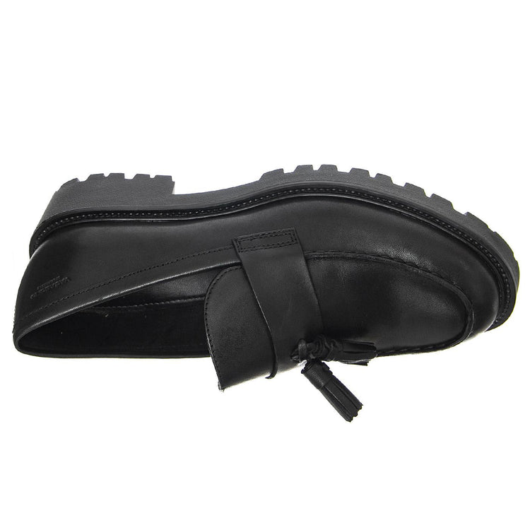 Kenova Cow Leather Black -  Mocassini Donna Neri VBS5440-201-20  VAGABOND 