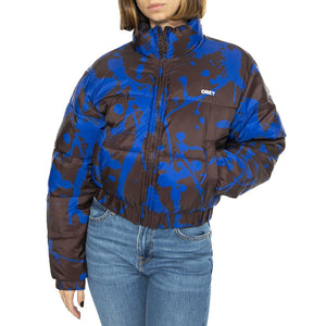 Obey Elixir Puffer Java Brown Multi - Giacca Donna Multicolore 221800403-JVA  OBEY 