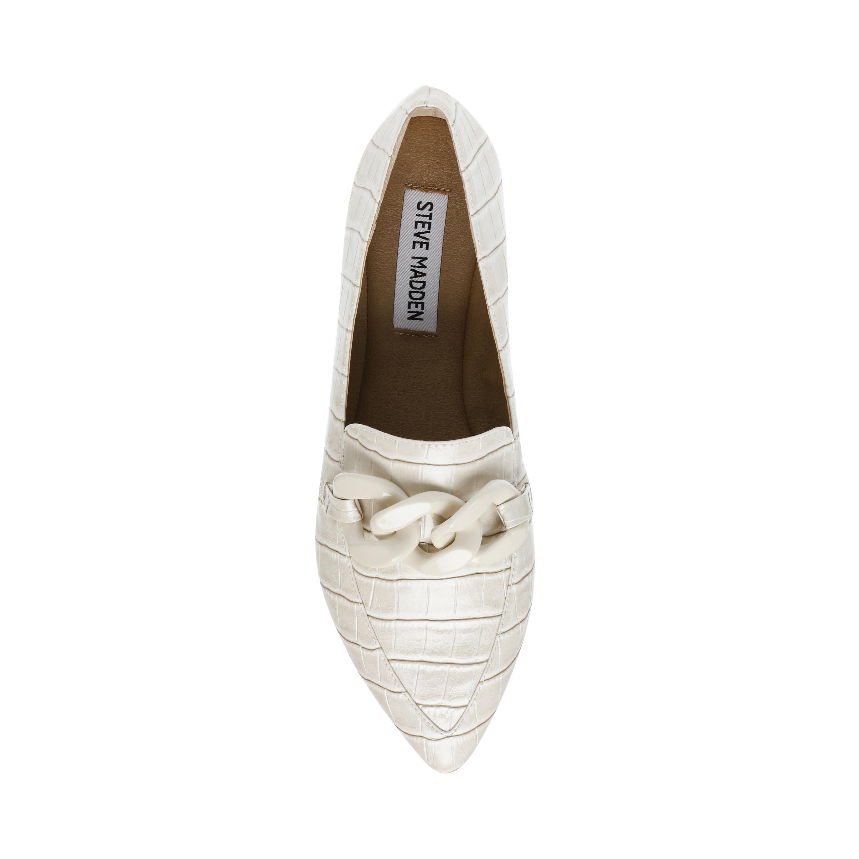 Famed Bone Croco - Scarpe Basse Donna Bianche SMSFAMED-BONC  STEVE MADDEN 