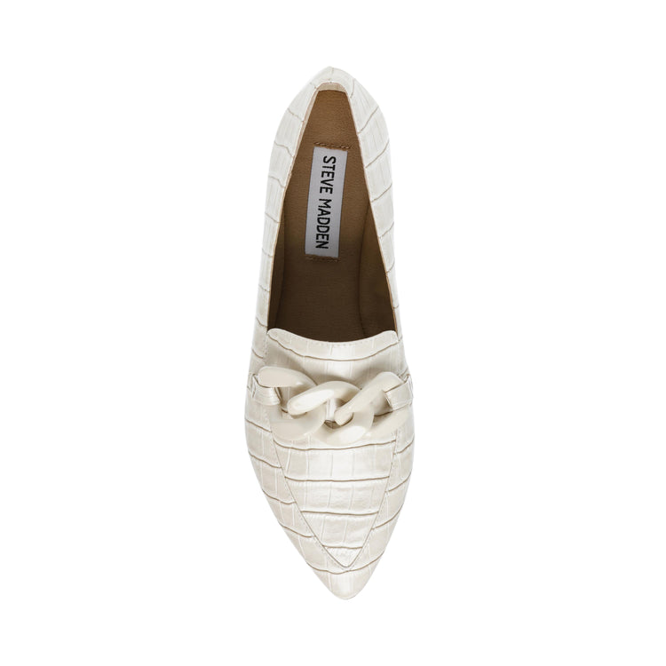 Famed Bone Croco - Scarpe Basse Donna Bianche SMSFAMED-BONC  STEVE MADDEN 