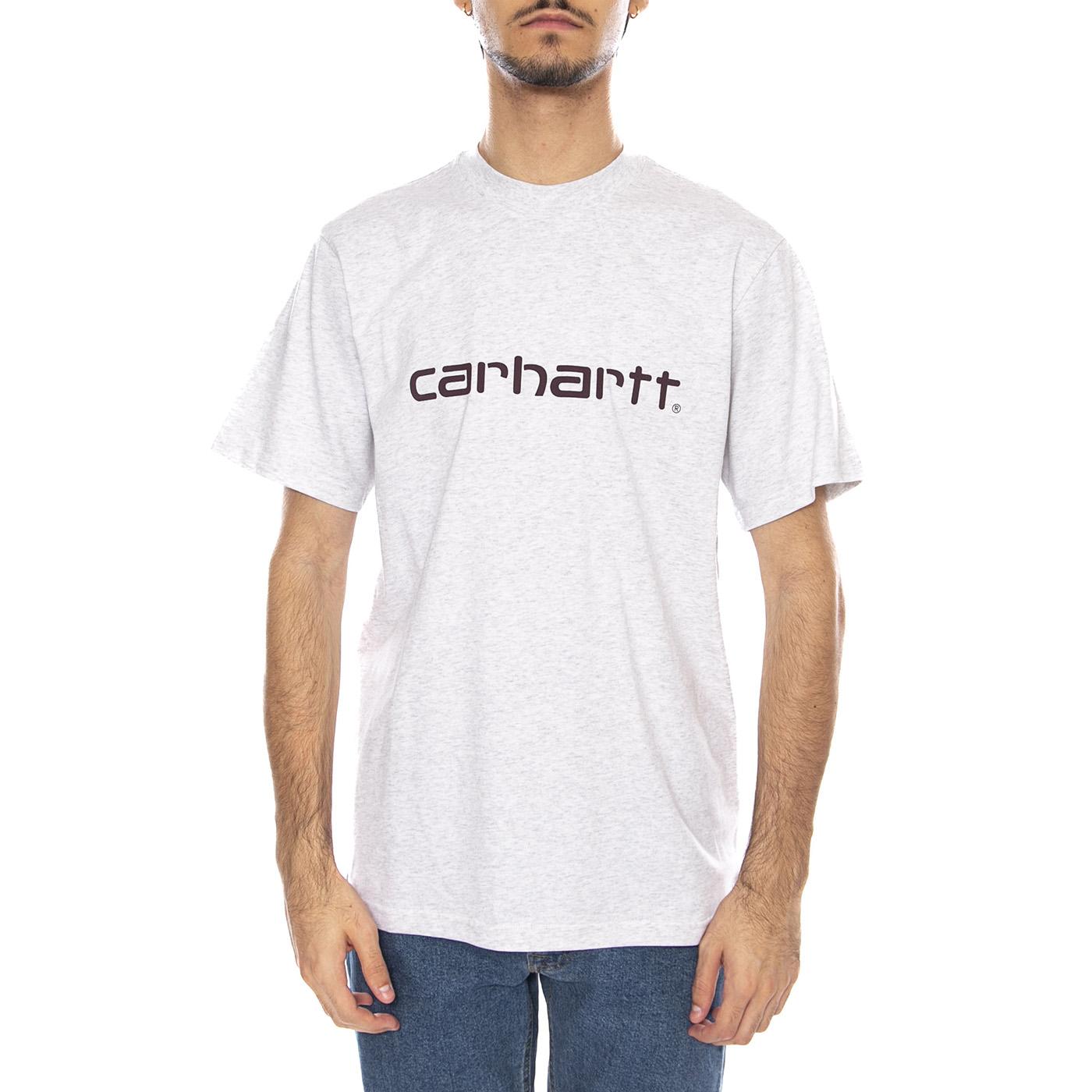 S/S Script T-Shirt Ash Heather / Rondo I035700.38HXX  CARHARTT WIP 
