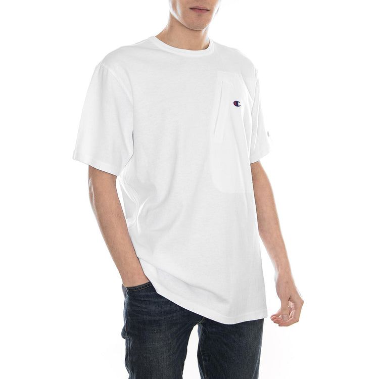 BEAMS X CHAMPION Crewneck T-Shirt WHITE 211620-WHT  CHAMPION 