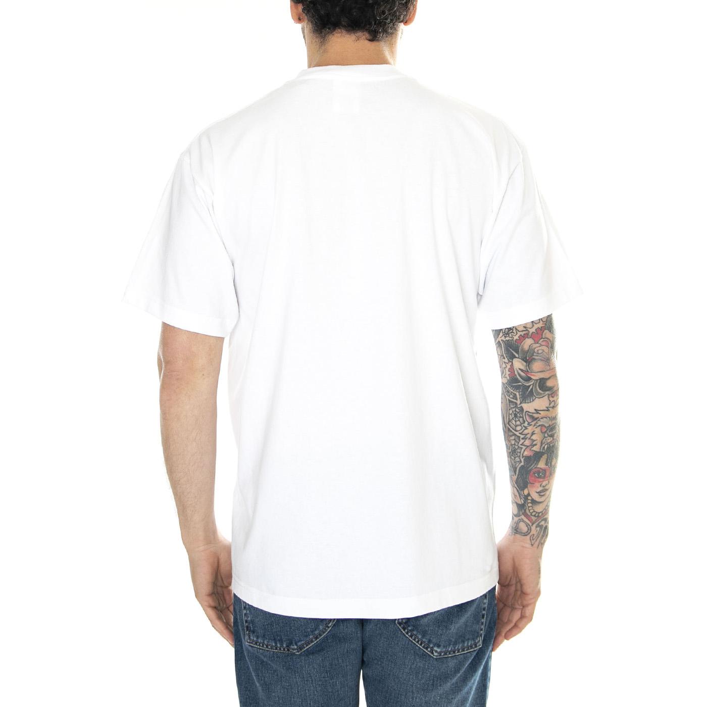 Deadline S/S Tee White - Maglietta Girocollo Uomo Bianca TS02192-WHITE  HUF 