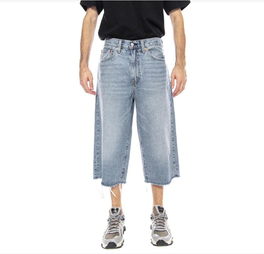 478 Baggy Capri Mellow Mornings Med Indigo - Pantaloni Denim Jeans Uomo Blu 004A8-0001 Med Indigo LEVIS 