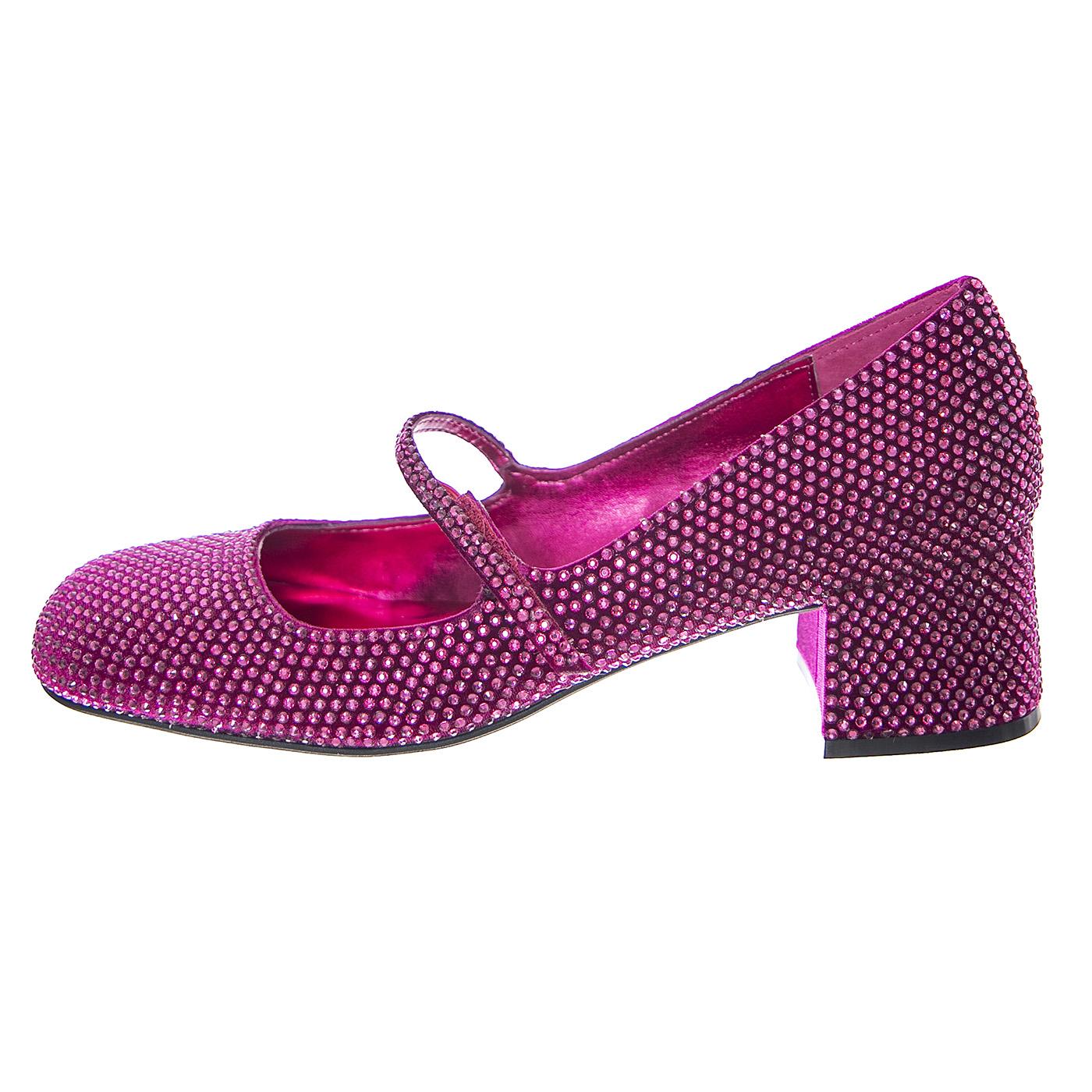 W' Regal Fuchsia Velvet Combo - Scarpe Profilo Basso Donna Viola JCSR976P-02-011-FUCV  JEFFREY CAMPBELL 