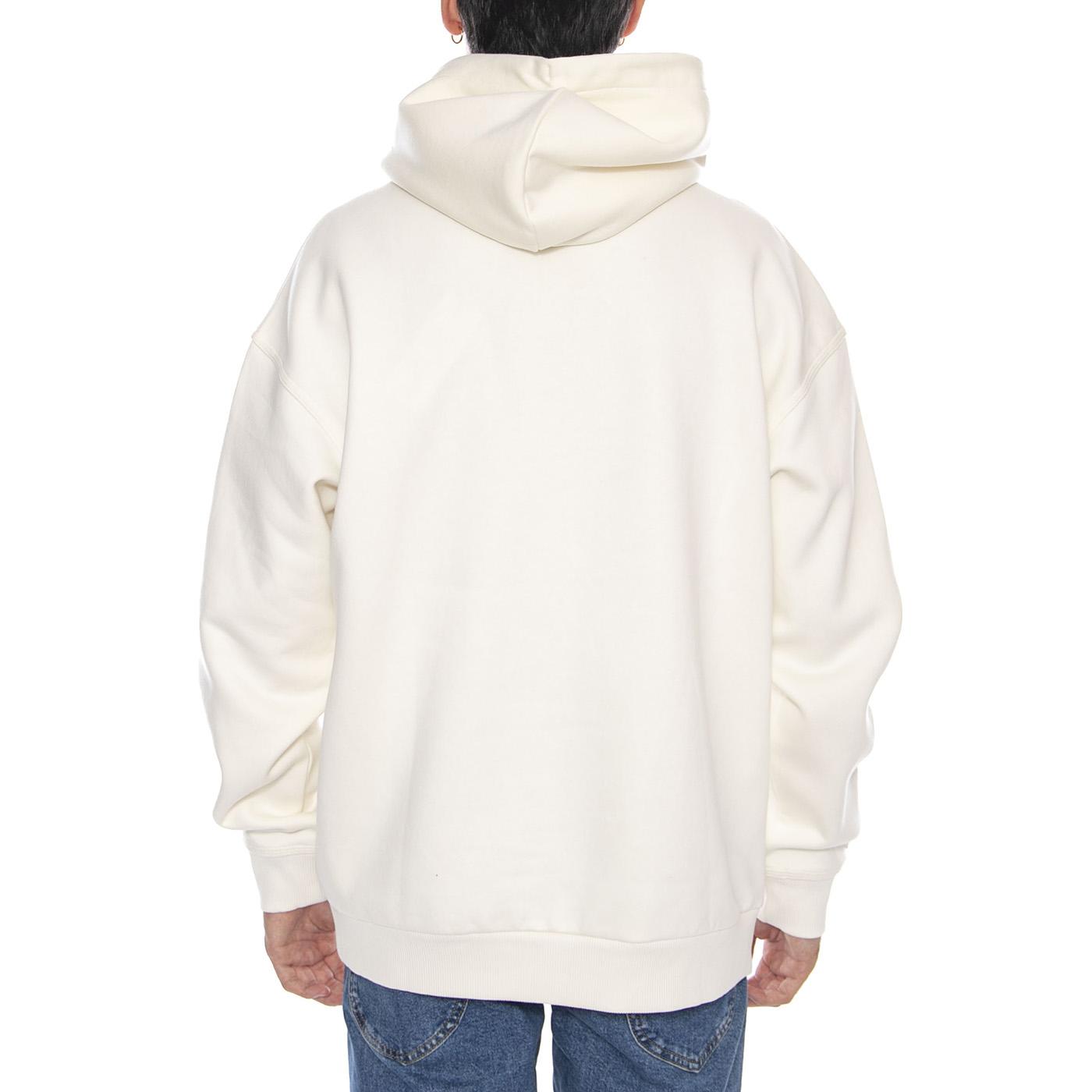 WW Worwear Relaxed Hoodie Ecru - Felpa con Cappuccio Uomo Panna / Ecrù 112372314 . LEE 