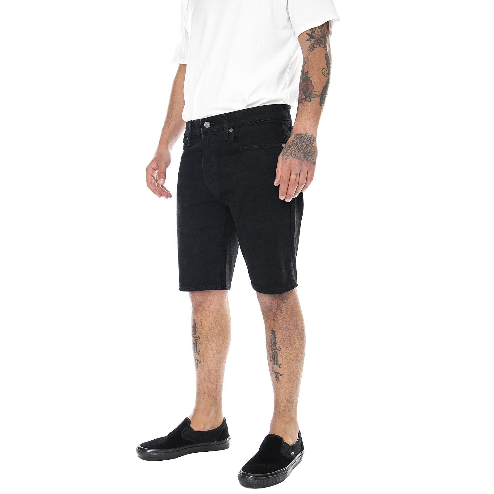405 Standard Shorts - All Black - Bermuda Denim Jeans Uomo Neri 39864-0037  LEVIS 