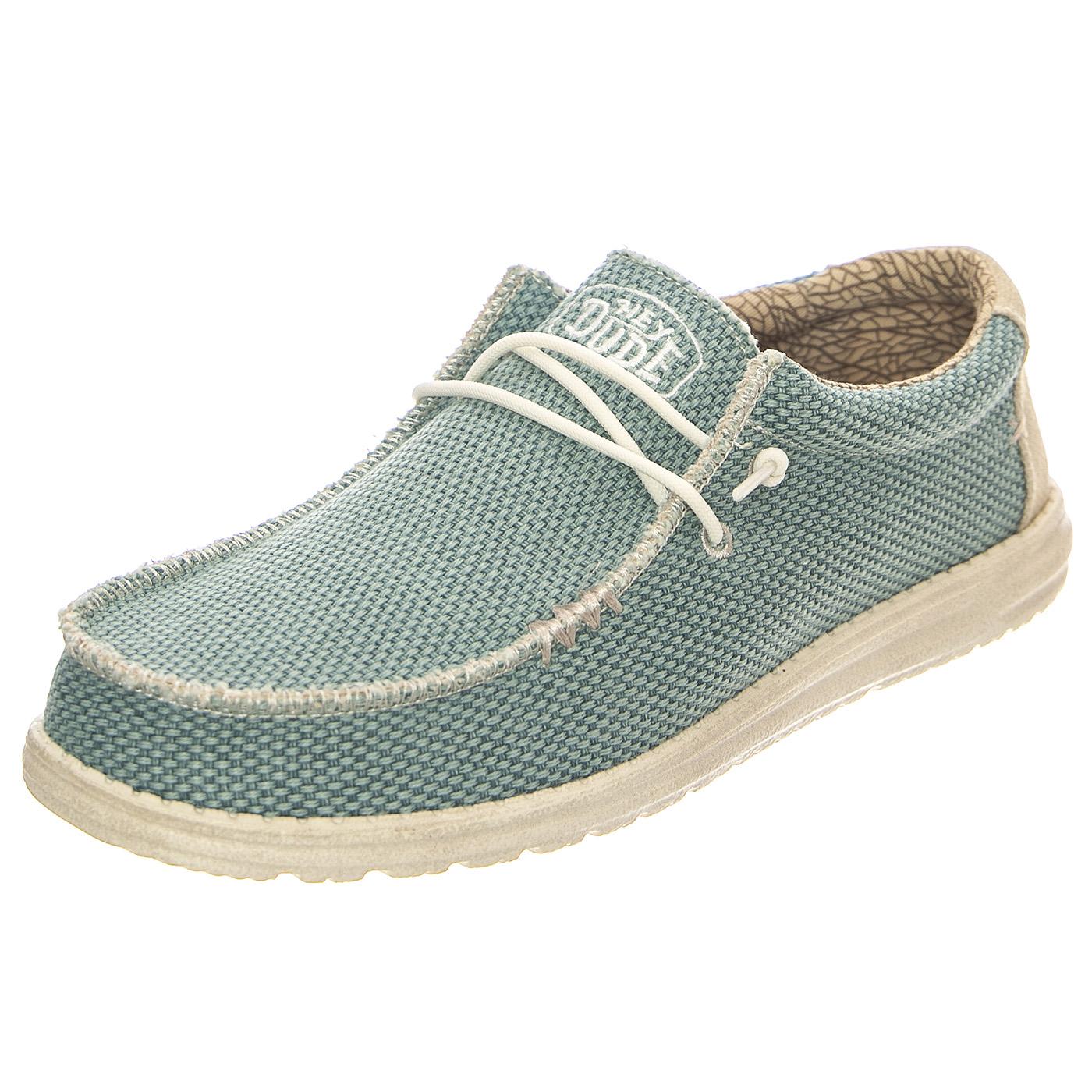 M' Wally Braided 449 - Scarpe Stringate Profilo Basso Uomo Blu HD.40003.449  HEY DUDE 