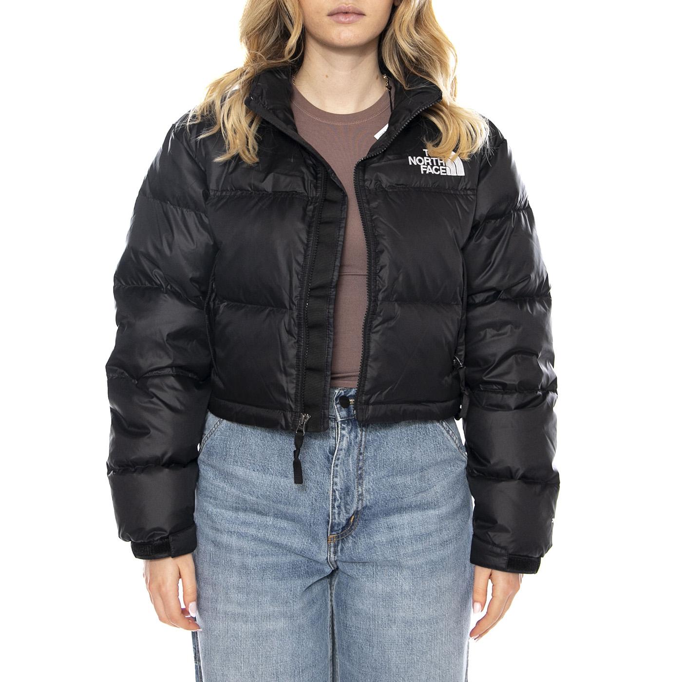 W Nuptse Short Jacket -- Giacca Donna Nera NF0A5GGE GOG1 THE NORTH FACE 