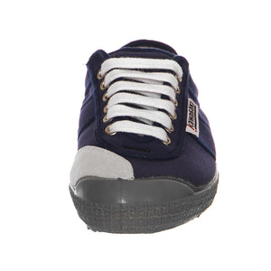 Basic Canvas Shoes - Blue / Grey - Scarpe Stringate Profilo Basso Uomo / Donna Blu 75891_4  KAWASAKI 