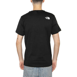 M S/S Never Stop Exploring Tee TNF Black - Maglietta Girocollo Uomo Nera NF0A87NSJK31  THE NORTH FACE 