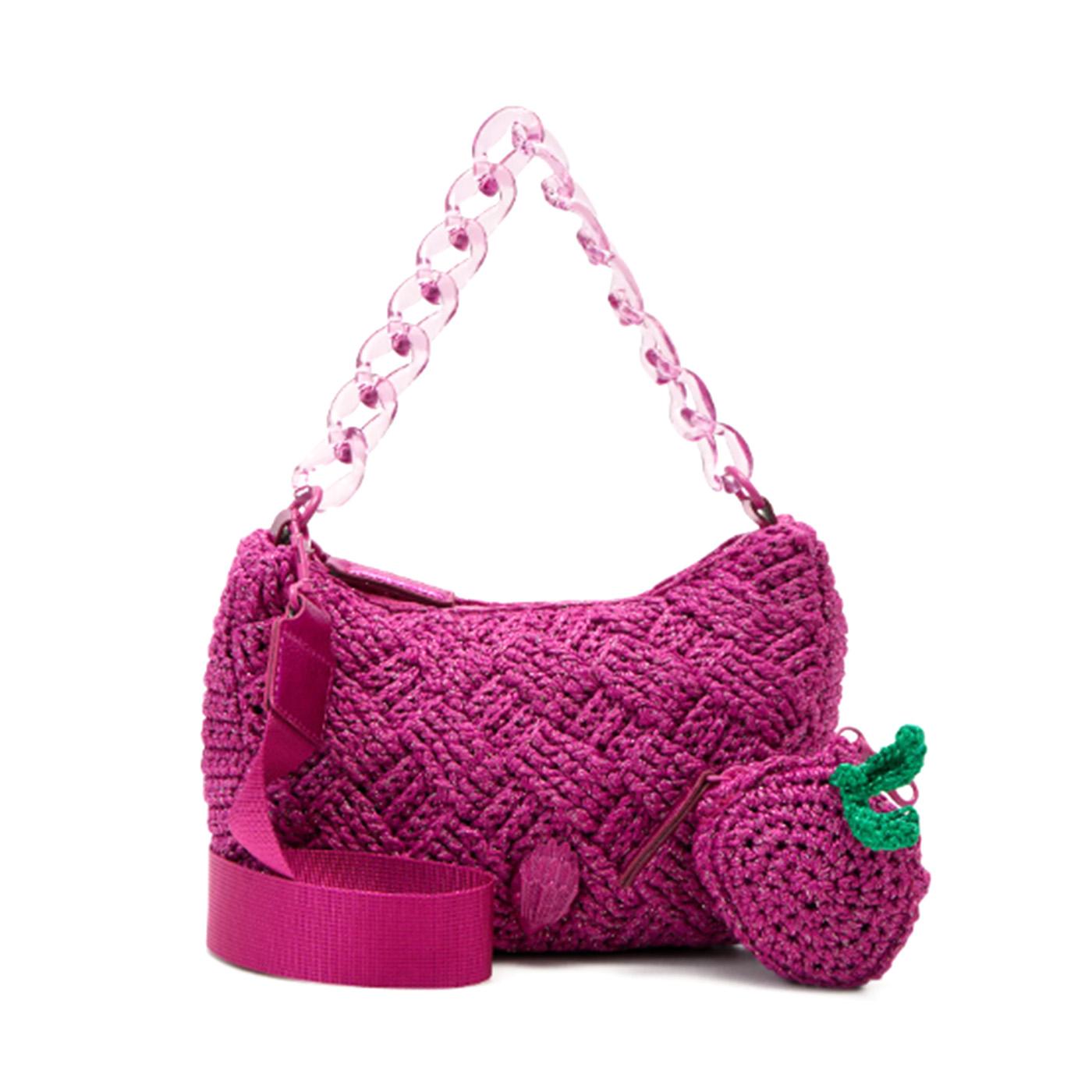 Crochet Multi Crossbody - Borsa a Tracolla Viola 286778_1  KURT GEIGER 