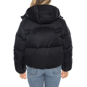 Western Bubble Shortie - Anthracite Night Black - Giacca Piumino Donna Nera 003MD-0001 . LEVIS 