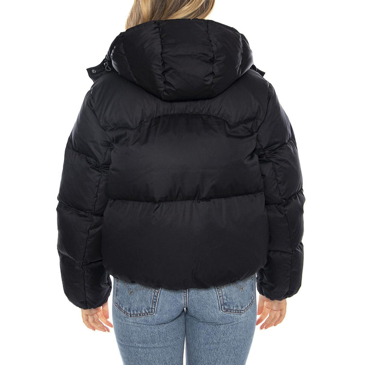 Western Bubble Shortie - Anthracite Night Black - Giacca Piumino Donna Nera 003MD-0001 . LEVIS 