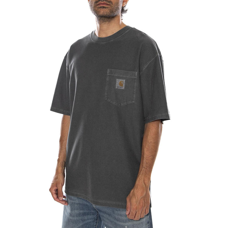 S/S LOOSE POCKET T-SHIRT BLACK - Maglietta Girocollo Uomo Nera I036863 89GD CARHARTT WIP 