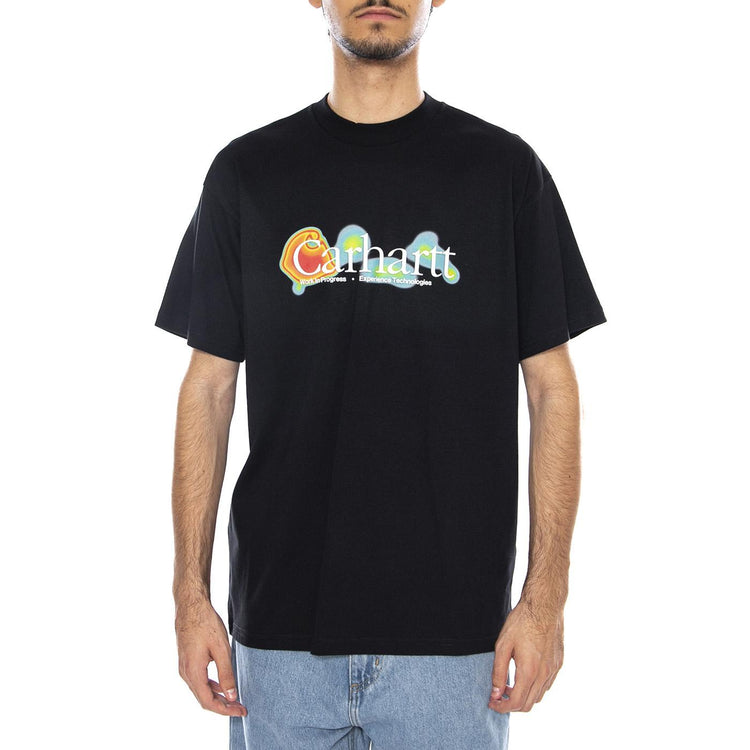 S/S Experiential T-Shirt Black - Maglietta Girocollo Uomo Nera I035442.89XX . CARHARTT WIP 