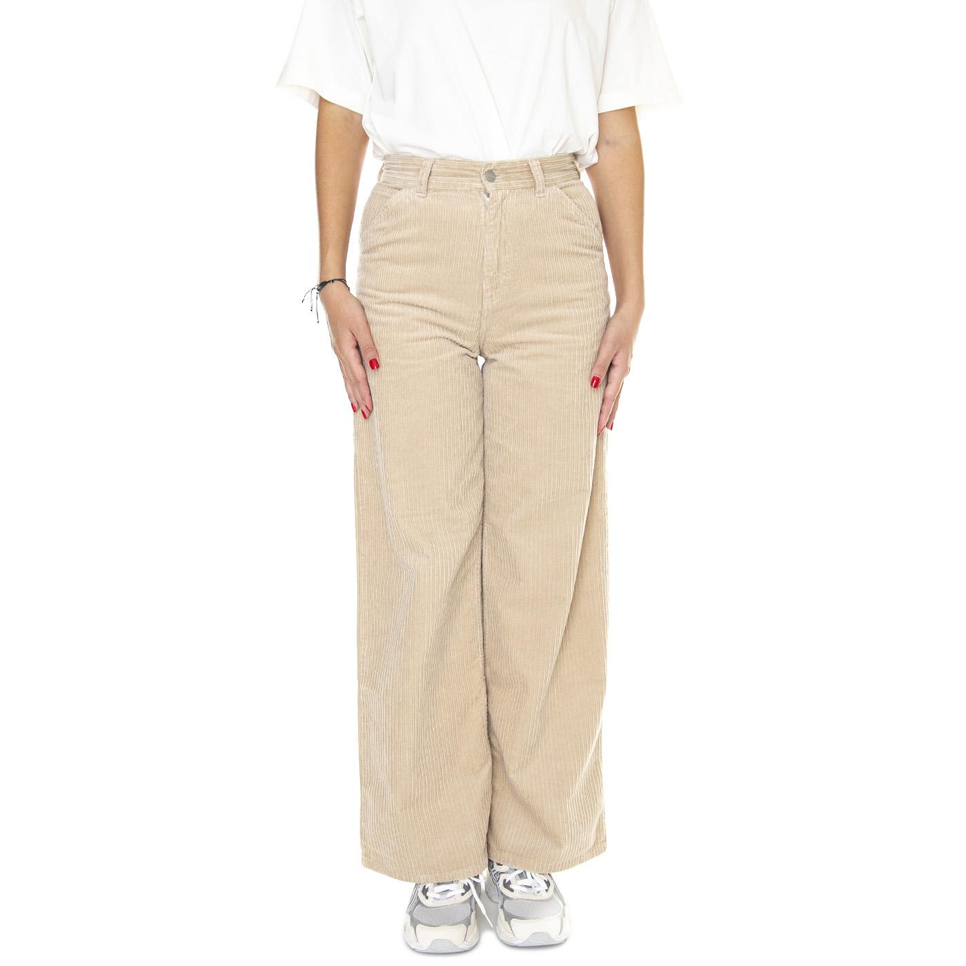 W' Jens Pant Wall /rinsed - Pantaloni Donna Beige I032258.G102  CARHARTT WIP 