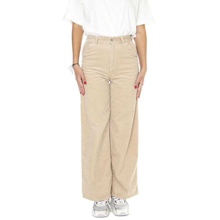 W' Jens Pant Wall /rinsed - Pantaloni Donna Beige I032258.G102  CARHARTT WIP 