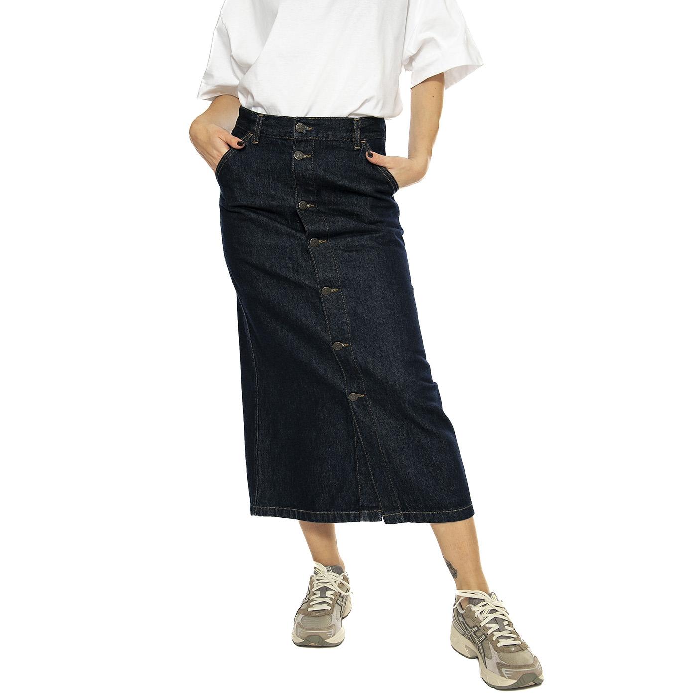 W' Marvin Skirt Blue - Gonna Blu I034647.0102  CARHARTT WIP 