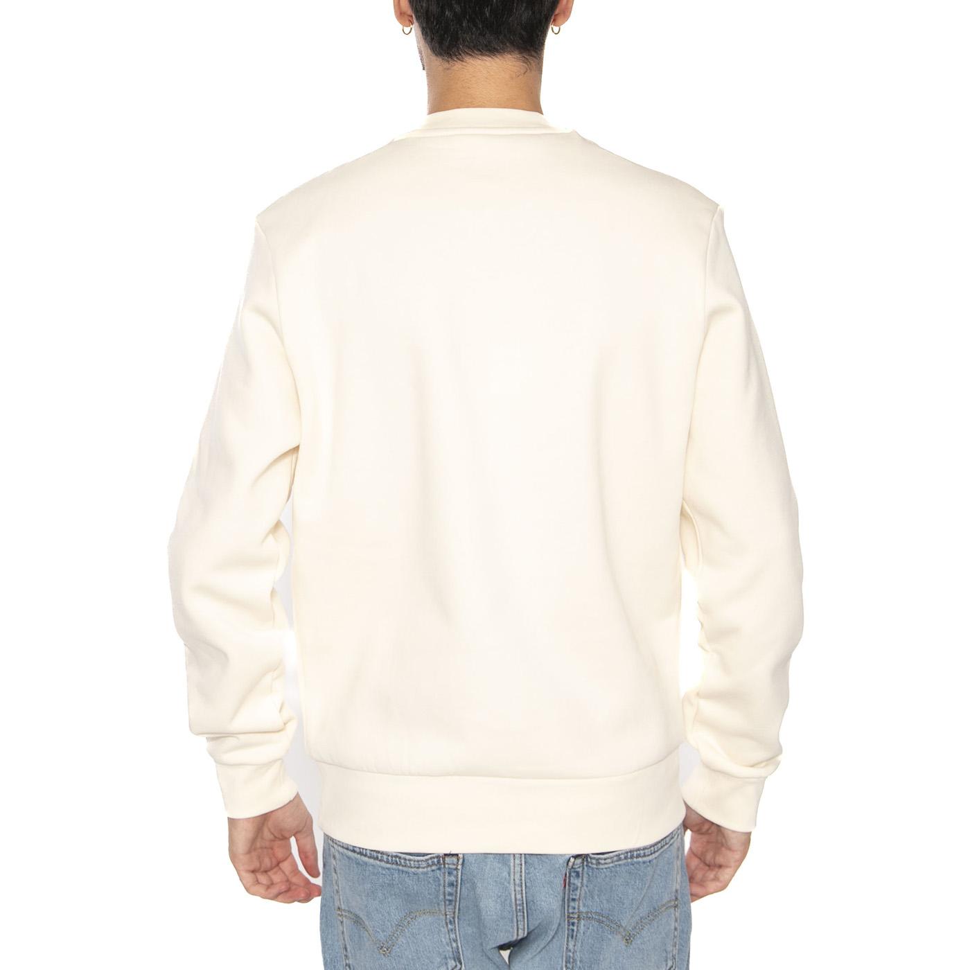 Sweatshirt XFJ White - Felpa Girocollo Uomo Bianca SH9608-XFJ . LACOSTE 