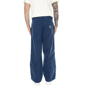Garrison Pant Elder /stone dyed - Pantaloni Uomo Blu I033124.1ZF4J  CARHARTT WIP 