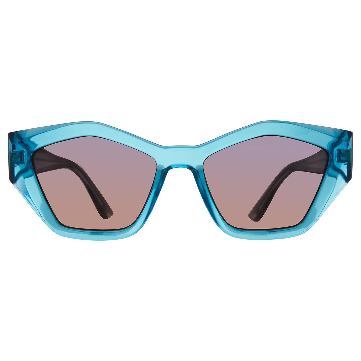 Stacia Crystal Blue Blue To Peach - Occhiali da Sole Blu SMAX17253  STEVE MADDEN 