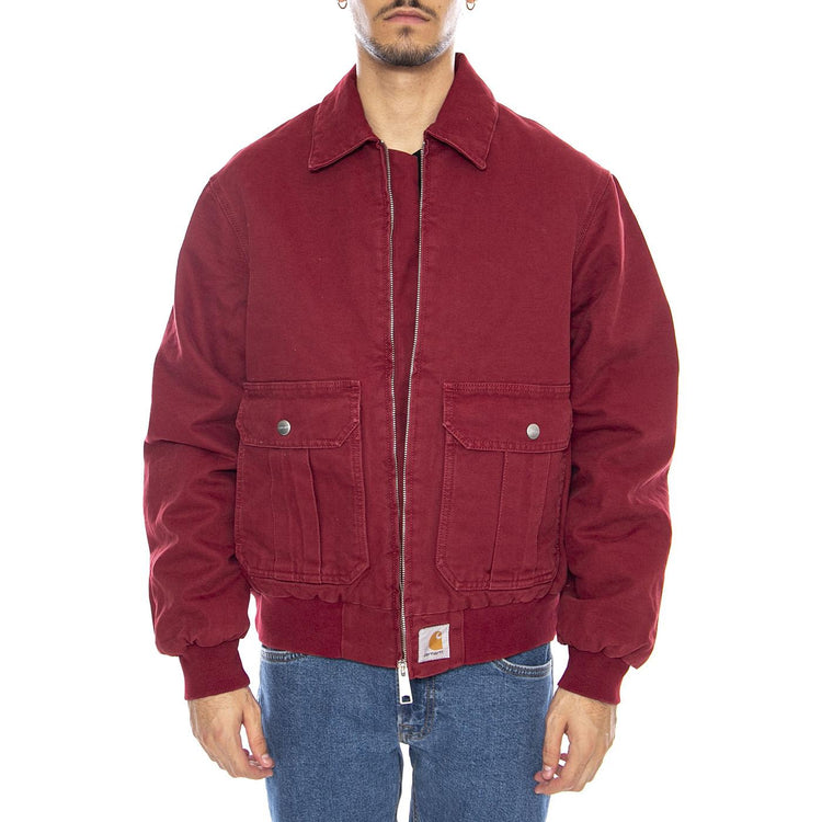 Stanton Jacket Scarlet - Giacca Uomo Rossa I035617.H806 . CARHARTT WIP 
