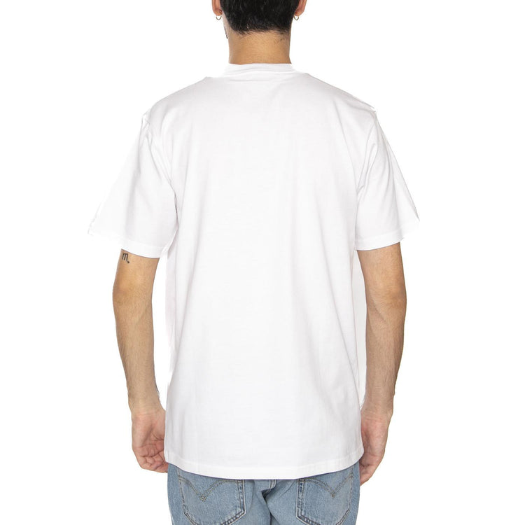 Carhartt WIP Script T-shirt White Black - Maglietta Girocollo Uomo Bianca / Nera I035700-43B5 . CARHARTT WIP 