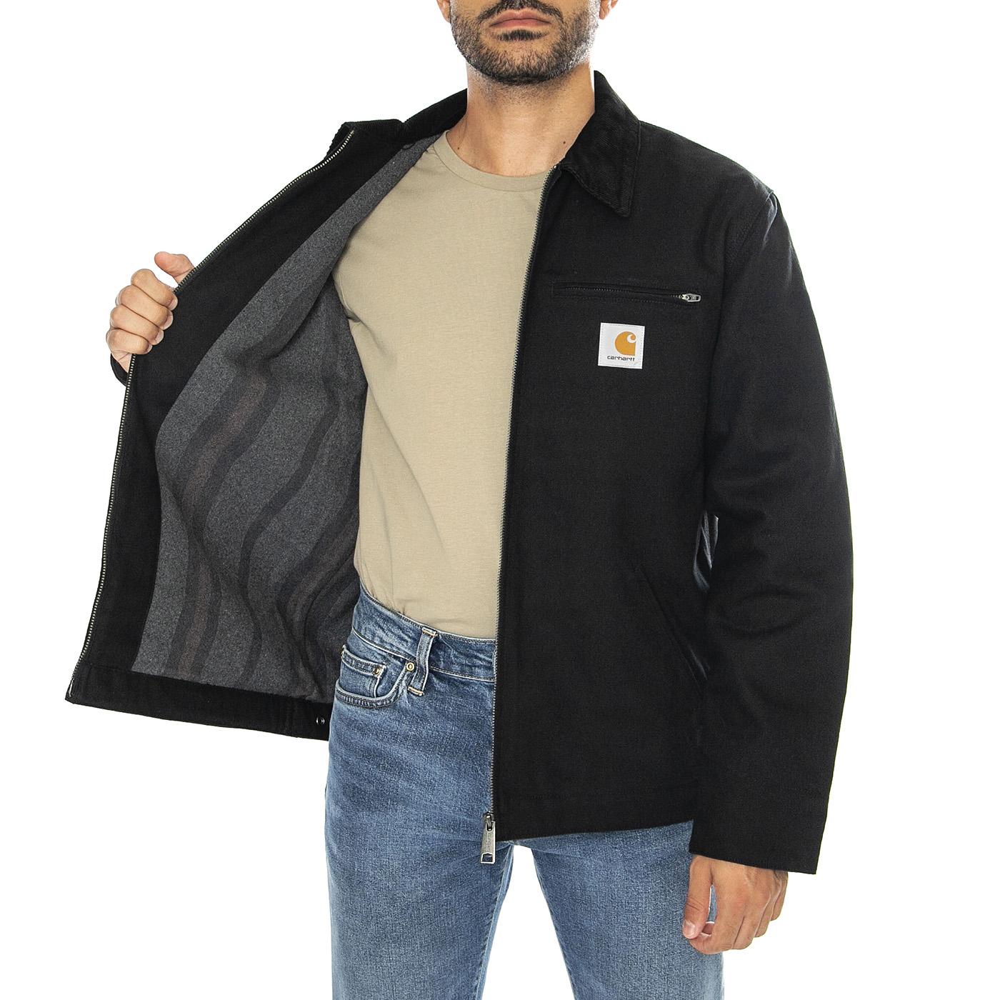 Detroit Jacket Black / Black /rigid - Giacca Uomo Nera I015264.00E01 . CARHARTT WIP 