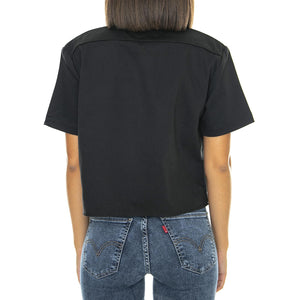 Silver Grove - Black - Camicia Mezze Maniche Donna Nera 05 300028-BK . DICKIES 