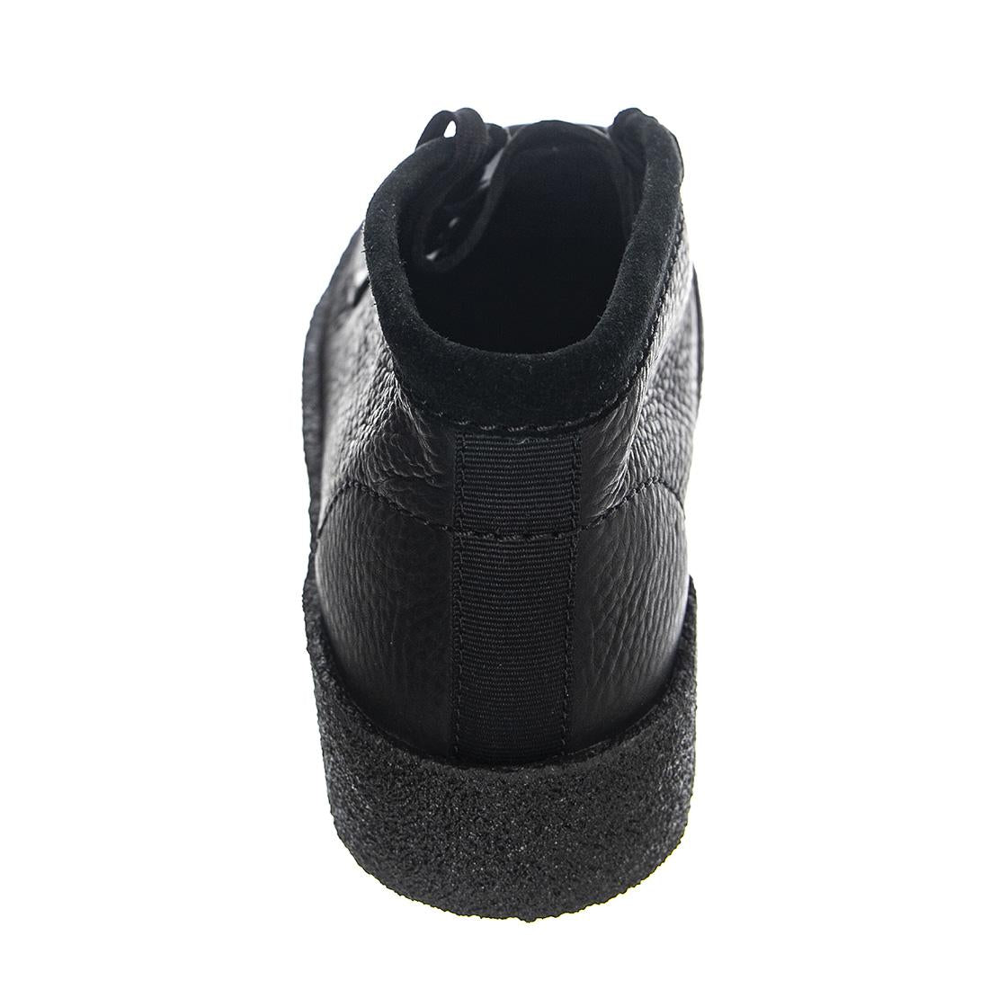 Wallabee Cup Bt Black Leather - Scarpe Stringate Profilo alla Caviglia Uomo Neri 631697  CLARKS 